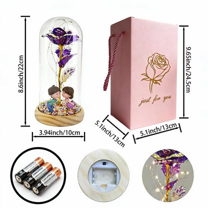 Valentine's Day Artificial Gold-Plated Rose