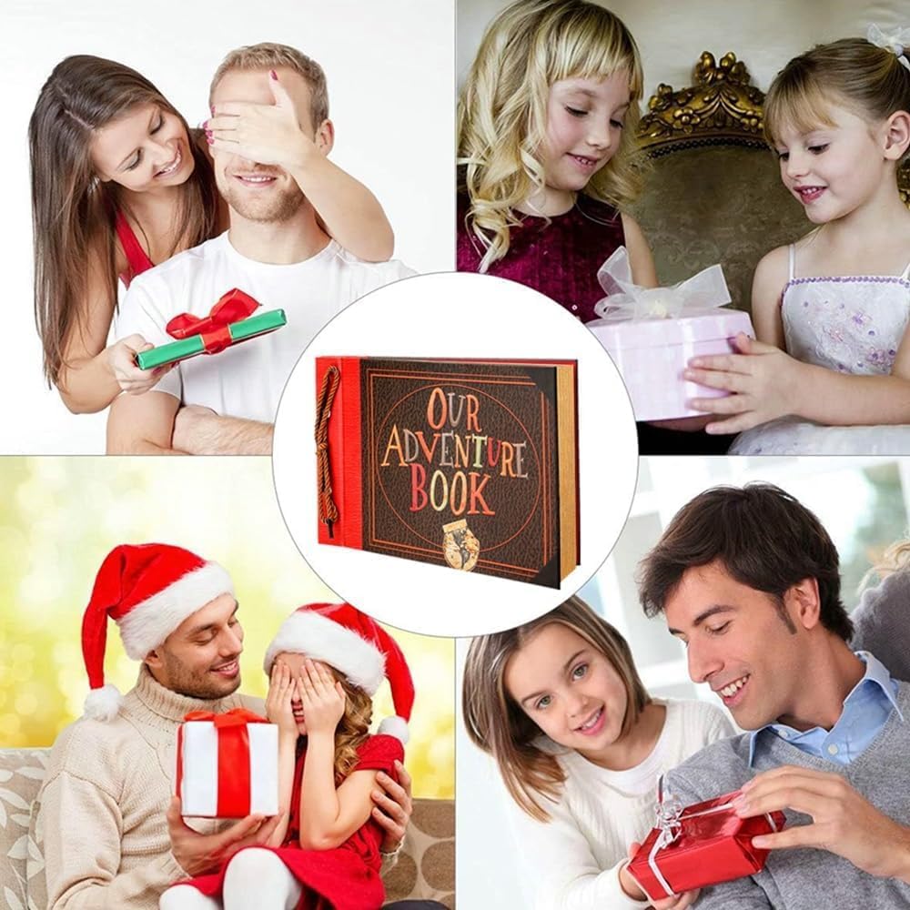 Adventure Book Handcrafted Diary Photo Scrapbook