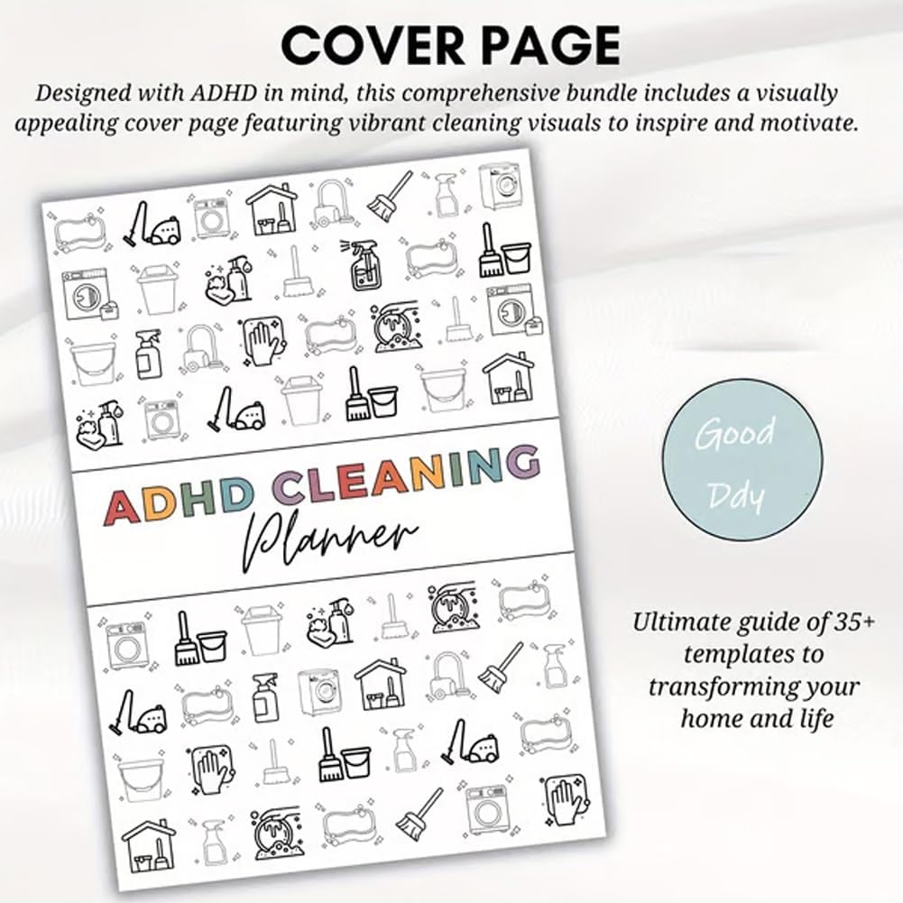 ADHD Cleaning Planner for Adults