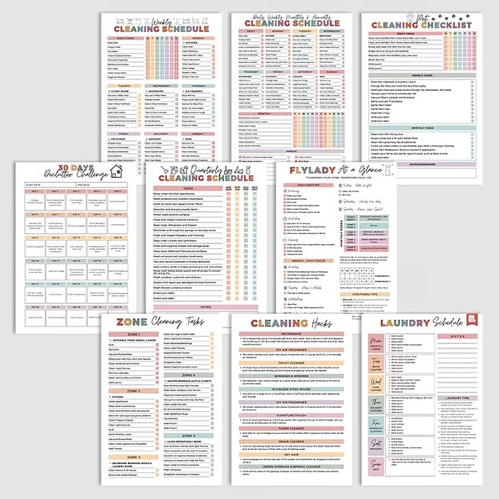 ADHD Cleaning Planner for Adults