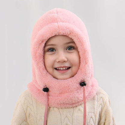 Adjustable Kids Fleece Ski Mask | Windproof Warm Hat