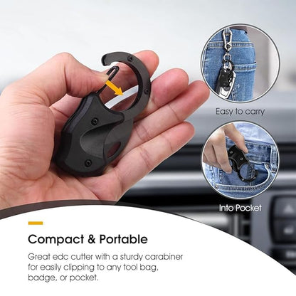 Mini Folding Knife Keychain - Portable Multi-purpose Gift for Camping & Holidays