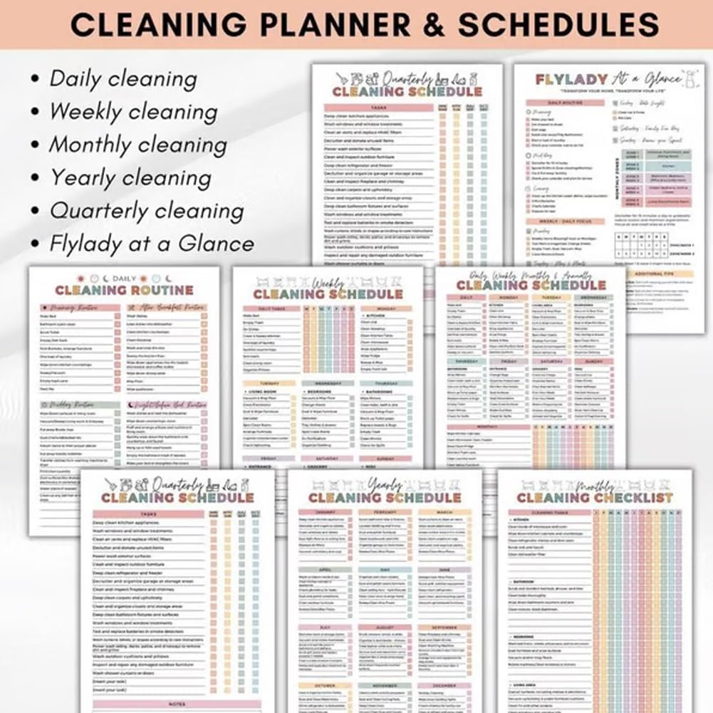 ADHD Cleaning Planner for Adults