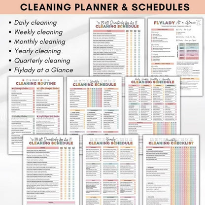 ADHD Cleaning Planner for Adults