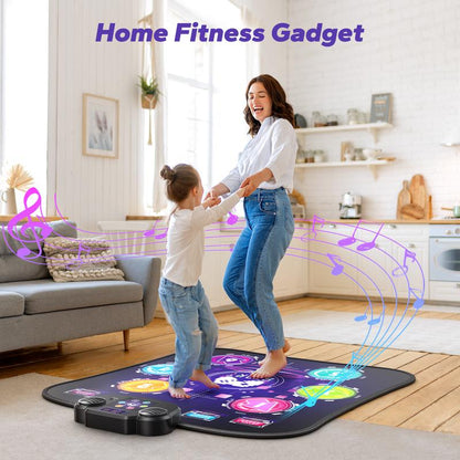 Dance Mat Bluetooth Electronic Dance Pad with Light-up