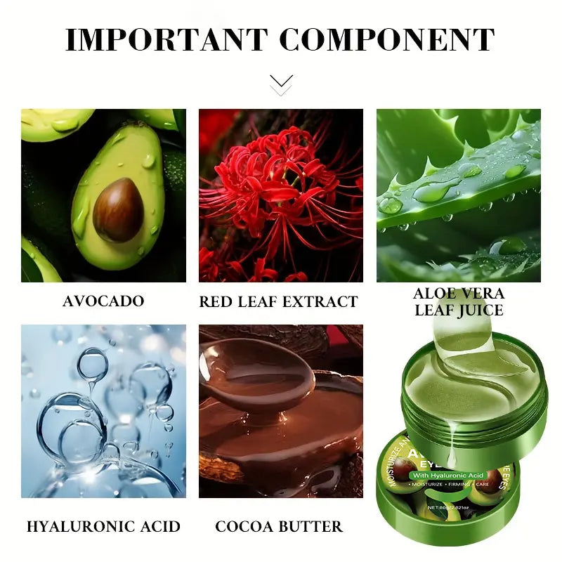 Avocado + Retinol + Aloe Eye Mask Trio