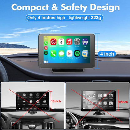 🔥Upgraded Wireless CarPlay Screen for Andriod & Iphone 🚚Free Shipping