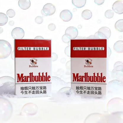 Cigarette box bubble toy