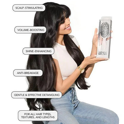 Best-Selling Boar Bristle Paddle Brush for Shinier Hair