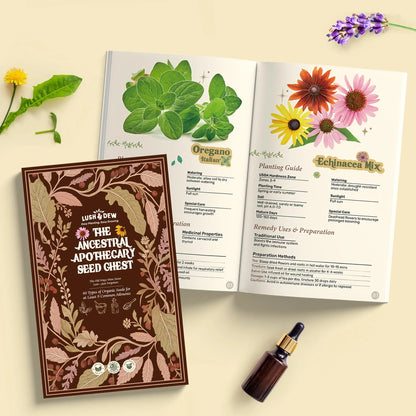 The Ancestral Apothecary Seed Chest - 40 Varieties of Medicinal Herb Seeds