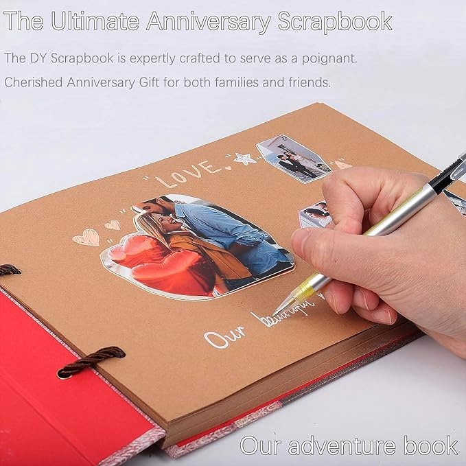 Adventure Book Handcrafted Diary Photo Scrapbook