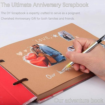 Adventure Book Handcrafted Diary Photo Scrapbook