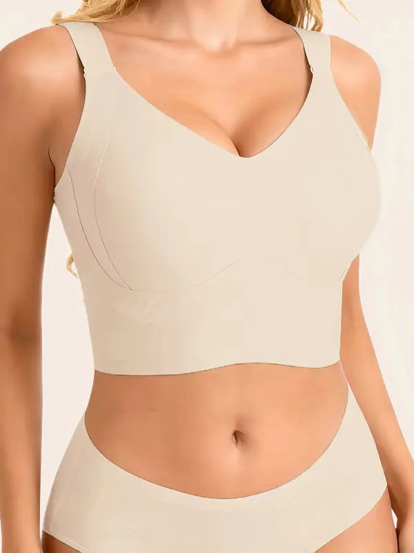 Plus Size Back Fat Smoothing Jelly Bra