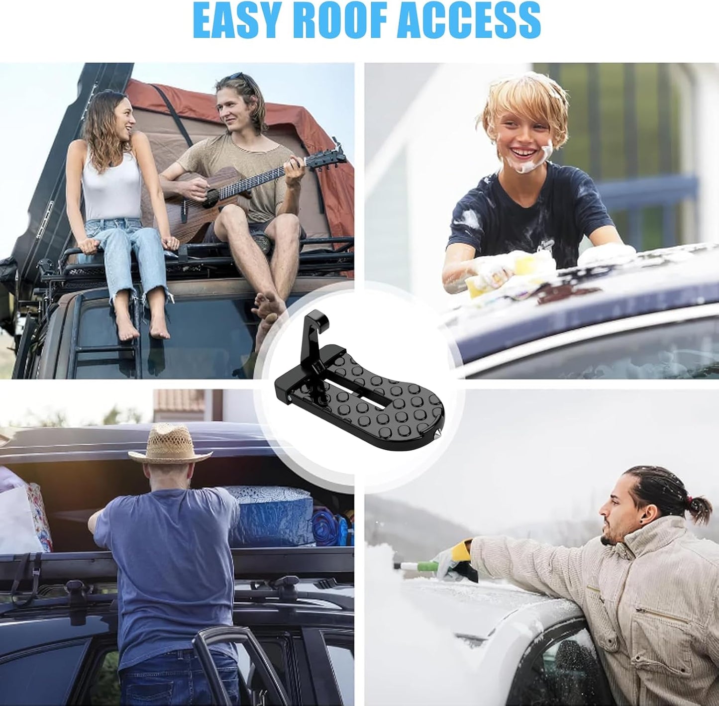 🔧 Universal Foldable Car Door Step