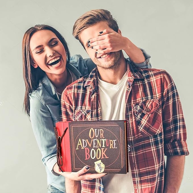 Adventure Book Handcrafted Diary Photo Scrapbook