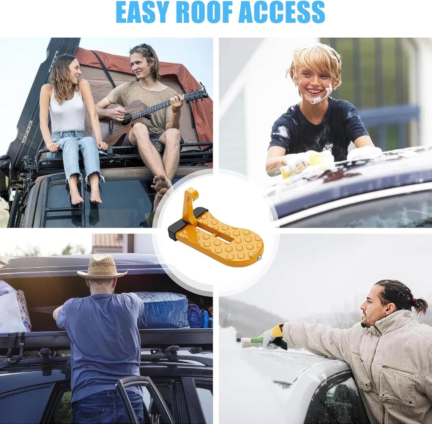 🔧 Universal Foldable Car Door Step