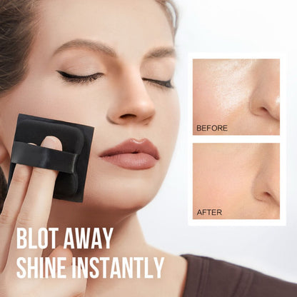 Black Magnet Oil Blotting Setting Sheet