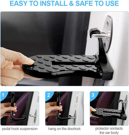 🔧 Universal Foldable Car Door Step