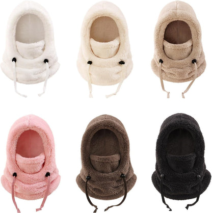 Adjustable Kids Fleece Ski Mask | Windproof Warm Hat