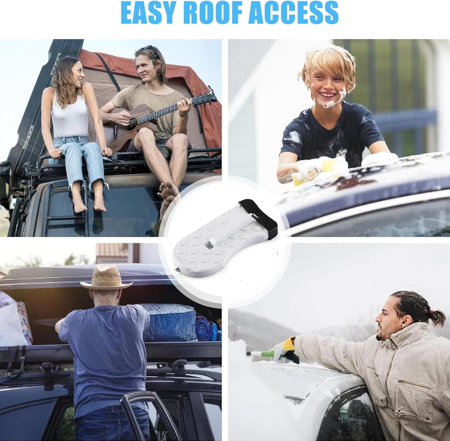 🔧 Universal Foldable Car Door Step