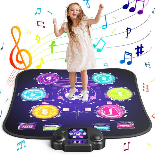 Dance Mat Bluetooth Electronic Dance Pad with Light-up