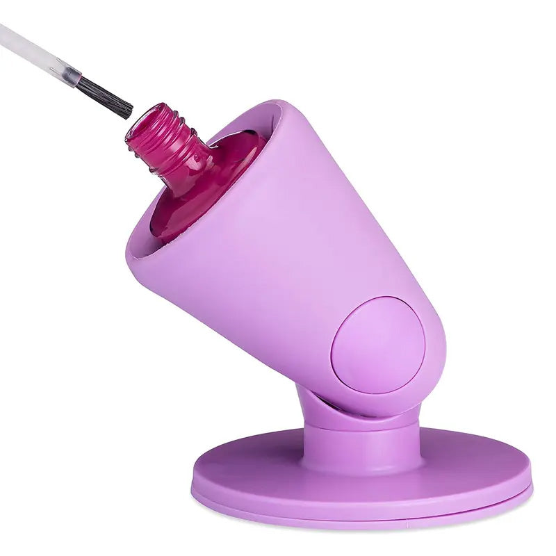 Nail Art Essential: Anti-Spill Suction Polish Holder