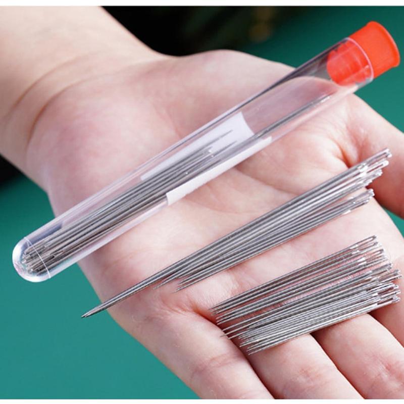 🧵34PCS Big Eye Steel Needles Set