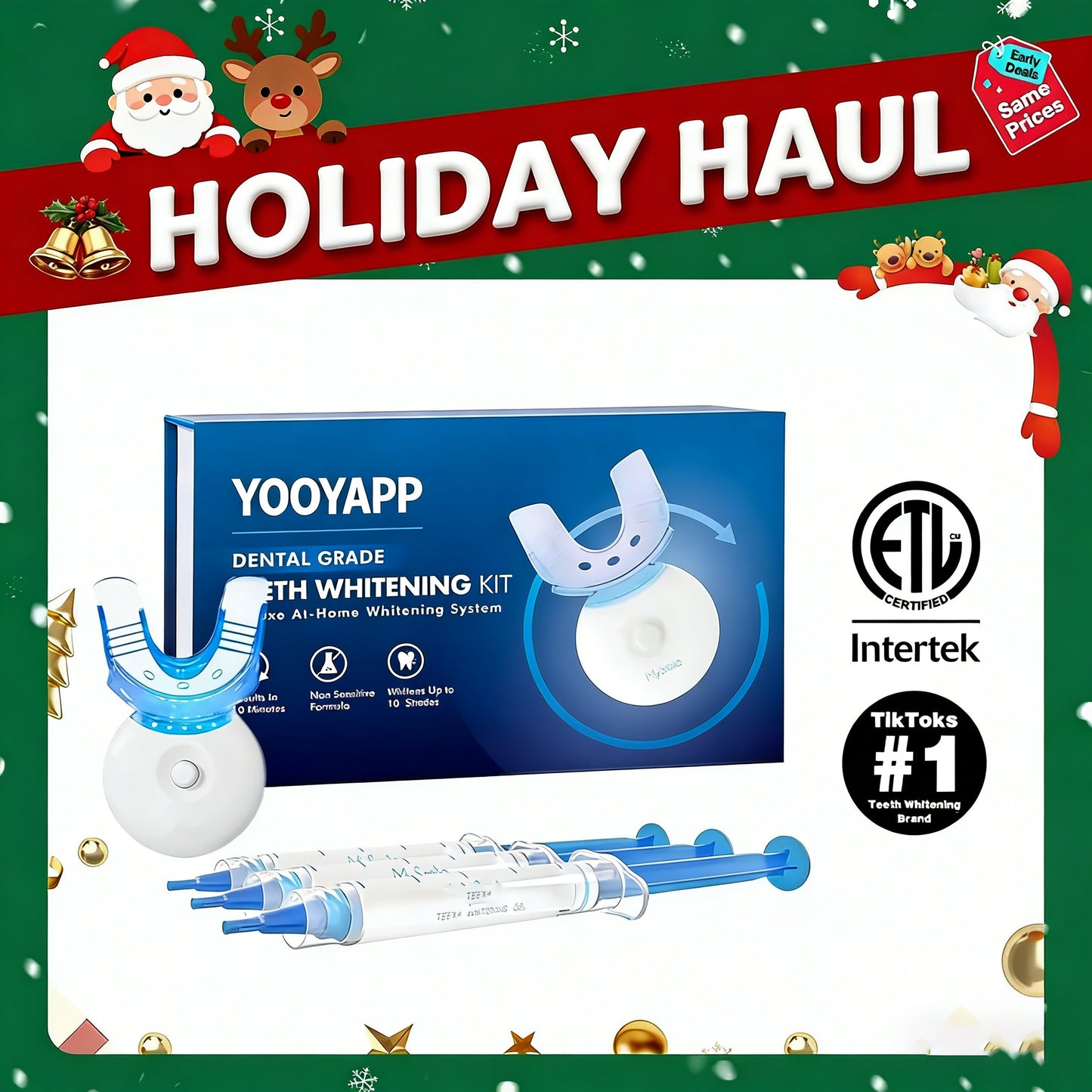 Festive Fresh: Yooyapp Holiday Teeth Whitening Bundle