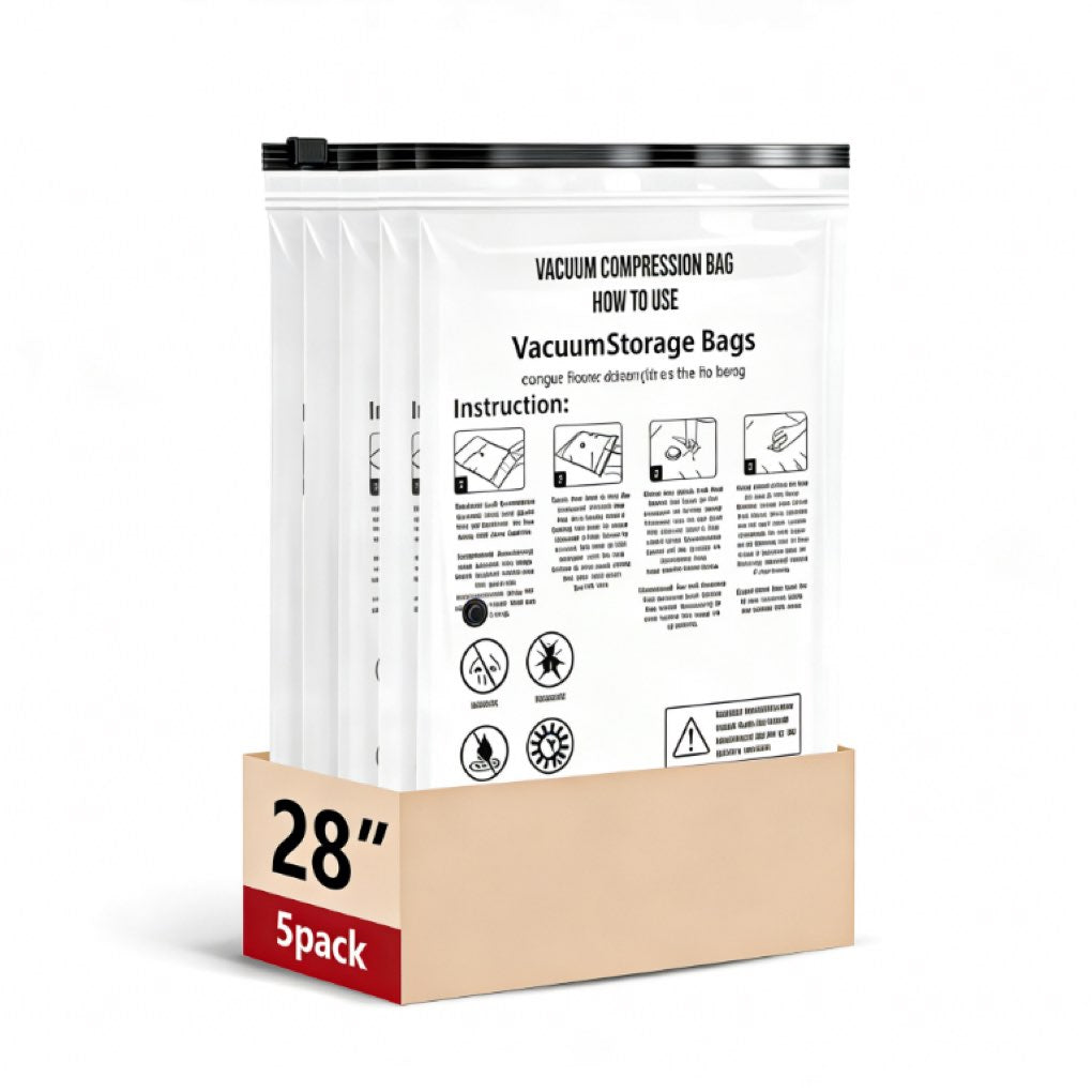 Cordless Travel Vacuum Storage Compression Bag Set