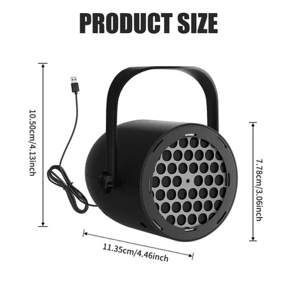 16-Pattern USB Christmas Projector – Home & Car Holiday Magic!