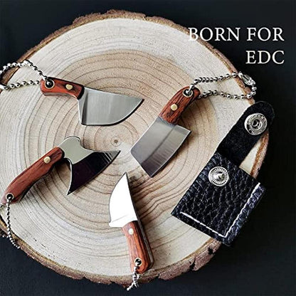 4-Piece EDC Pocket Knife Set for Camping