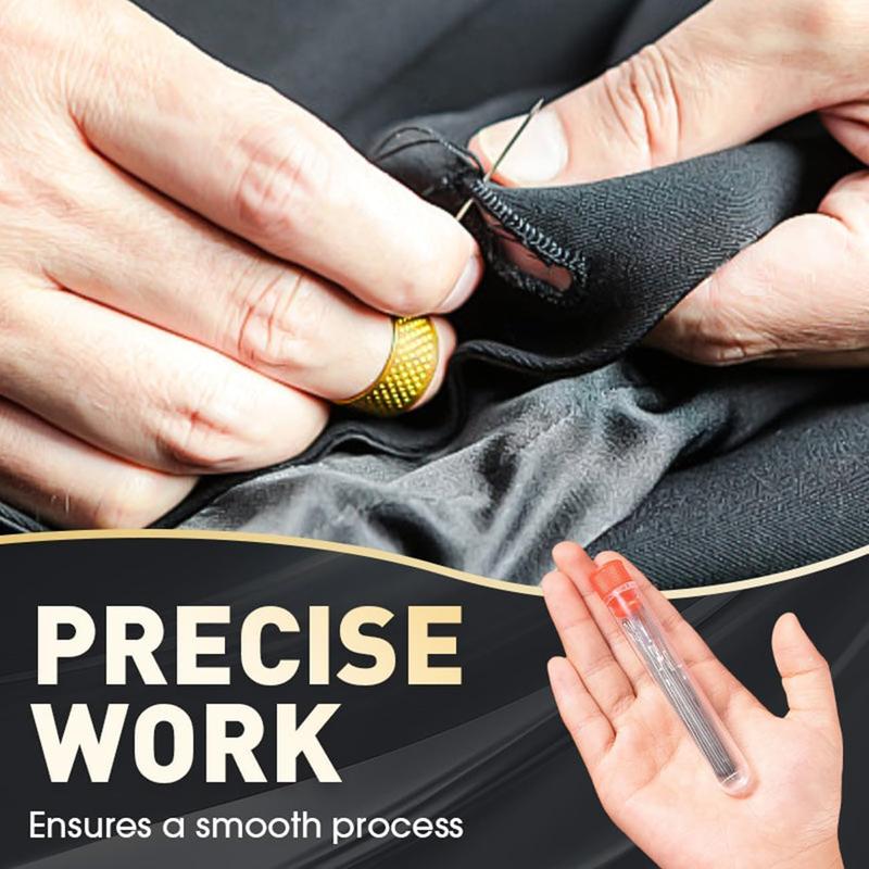 🧵34PCS Big Eye Steel Needles Set