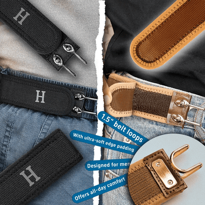 Metal Hook Tactical Elastic Belt