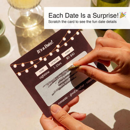 40 Romantic Scratch Off Date Night Cards for Couples