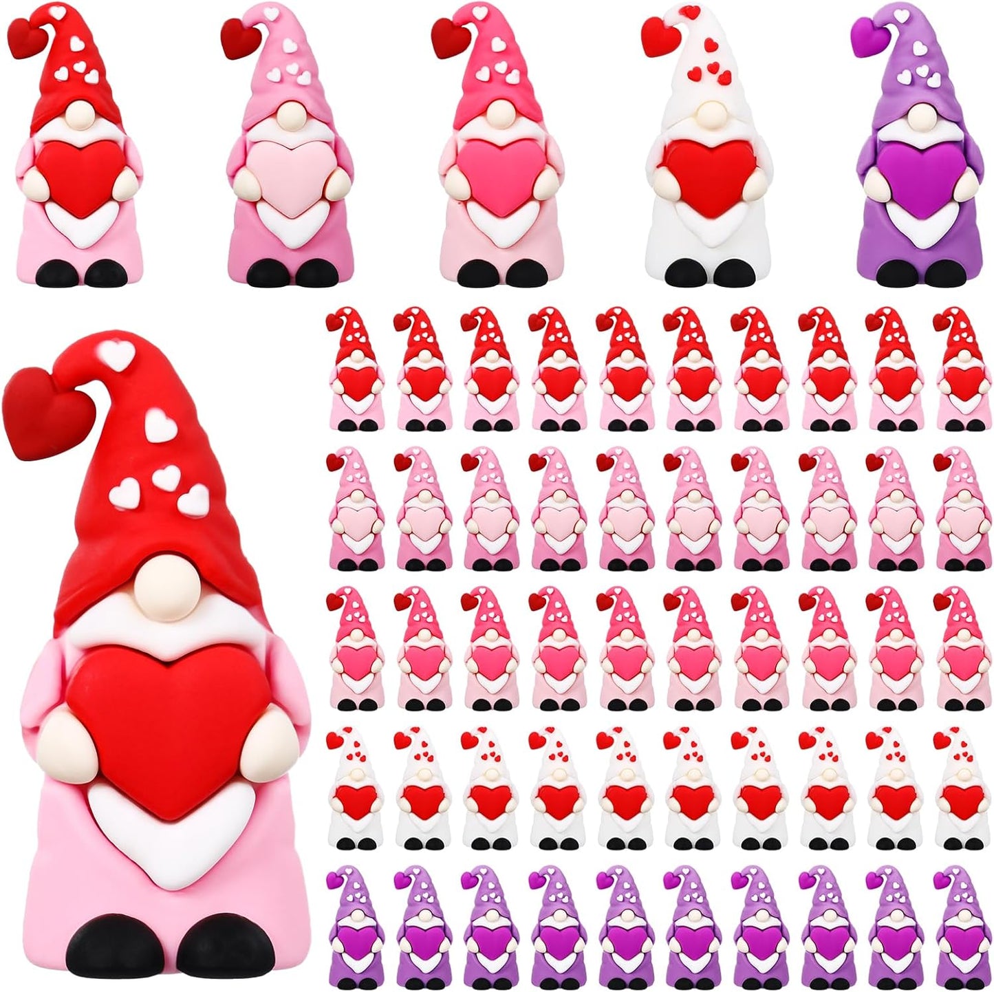 Cute Tiny Heart Gnomes