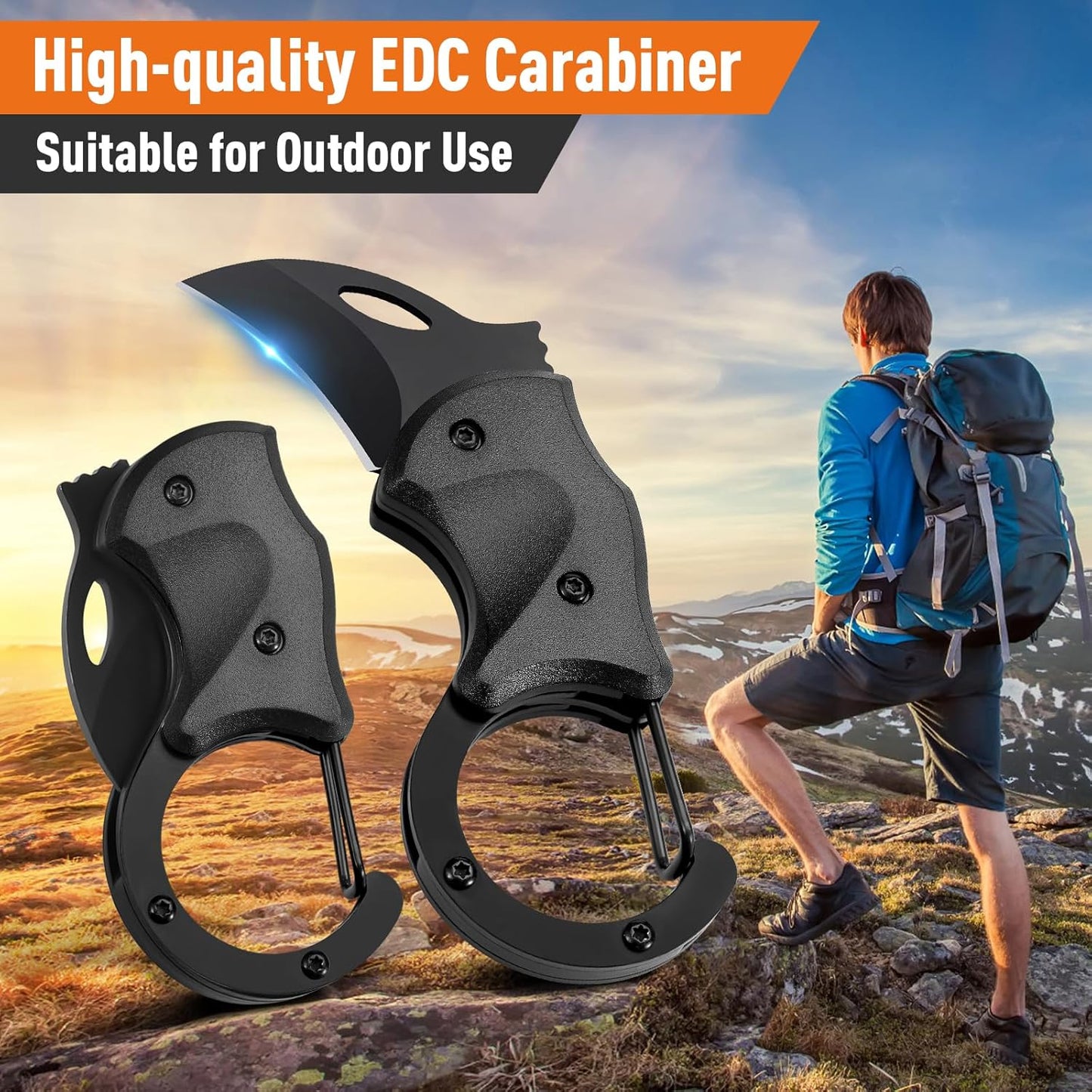 Mini Folding Knife Keychain - Portable Multi-purpose Gift for Camping & Holidays