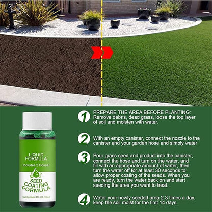 Instant Green Lawn Spray – HydroSeeding Grass in Seconds!