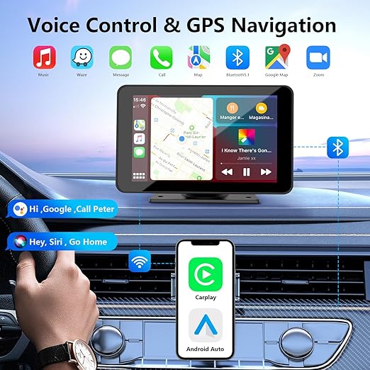 🔥Upgraded Wireless CarPlay Screen for Andriod & Iphone 🚚Free Shipping