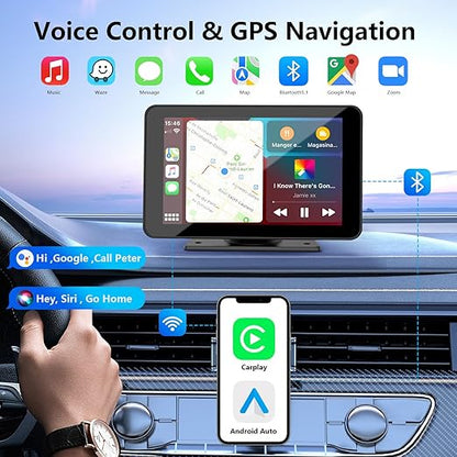 🔥Upgraded Wireless CarPlay Screen for Andriod & Iphone 🚚Free Shipping