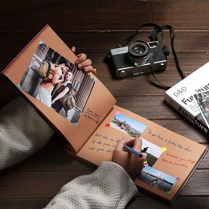 Adventure Book Handcrafted Diary Photo Scrapbook