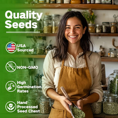 The Ancestral Apothecary Seed Chest - 40 Varieties of Medicinal Herb Seeds