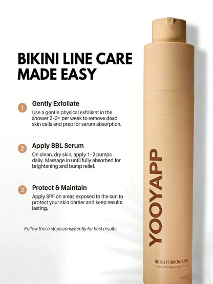 3-in-1 Bikini Line Serum: Banish Ingrown Hairs, Dark Spots & Razor Bumps