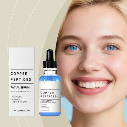 Copper Peptides Serum for Face - Anti-Aging Facial Serum for Skin Smoothness