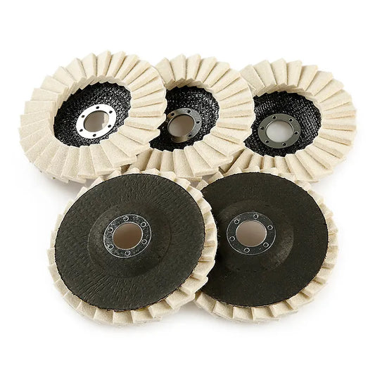 5Inch Wool Polishing Wheels Set