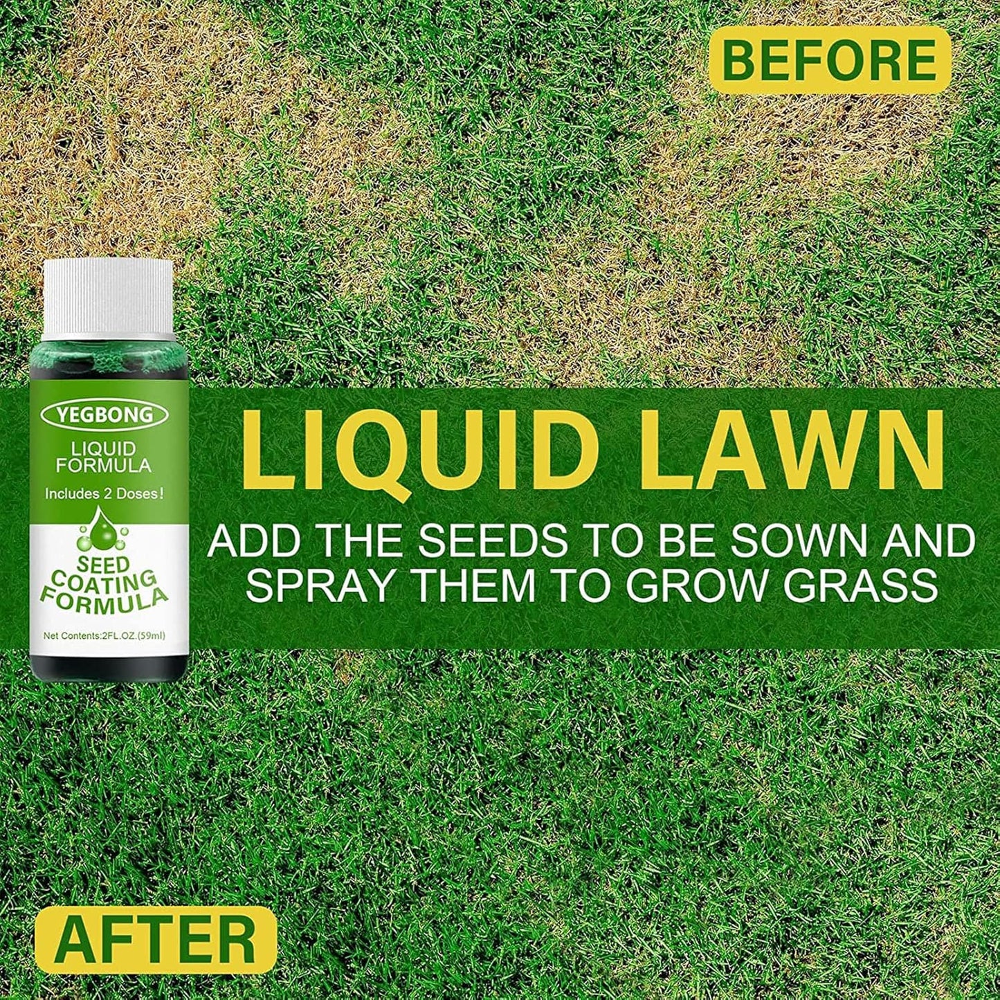 Instant Green Lawn Spray – HydroSeeding Grass in Seconds!
