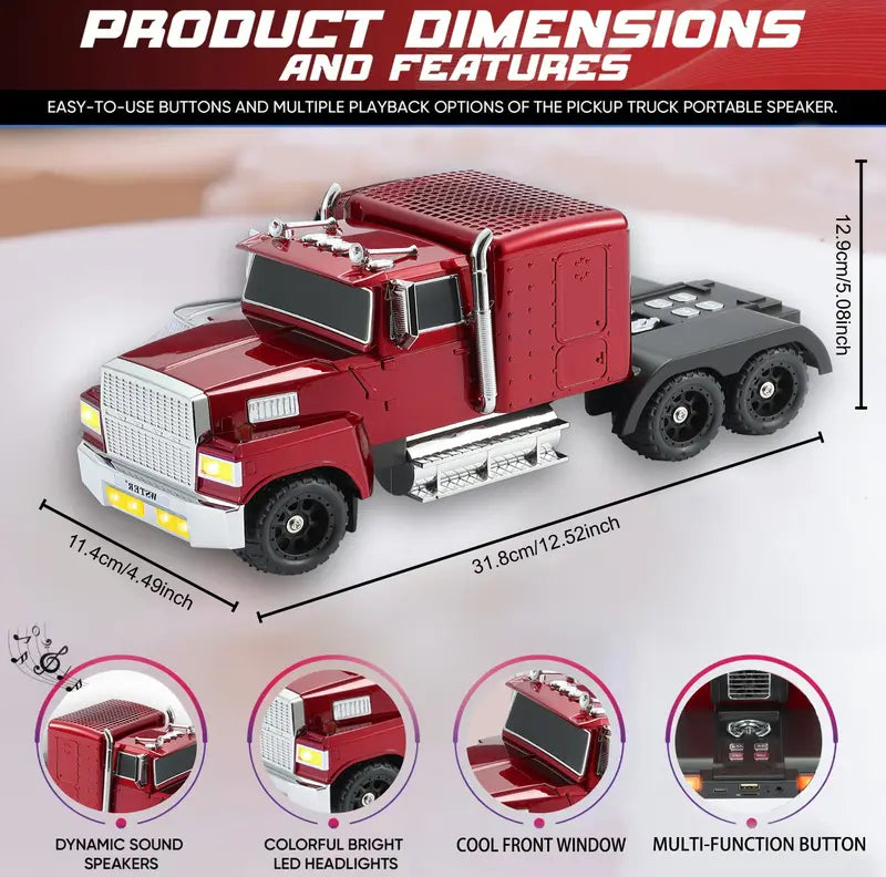 Big Truck Model Bluetooth Speaker🚚