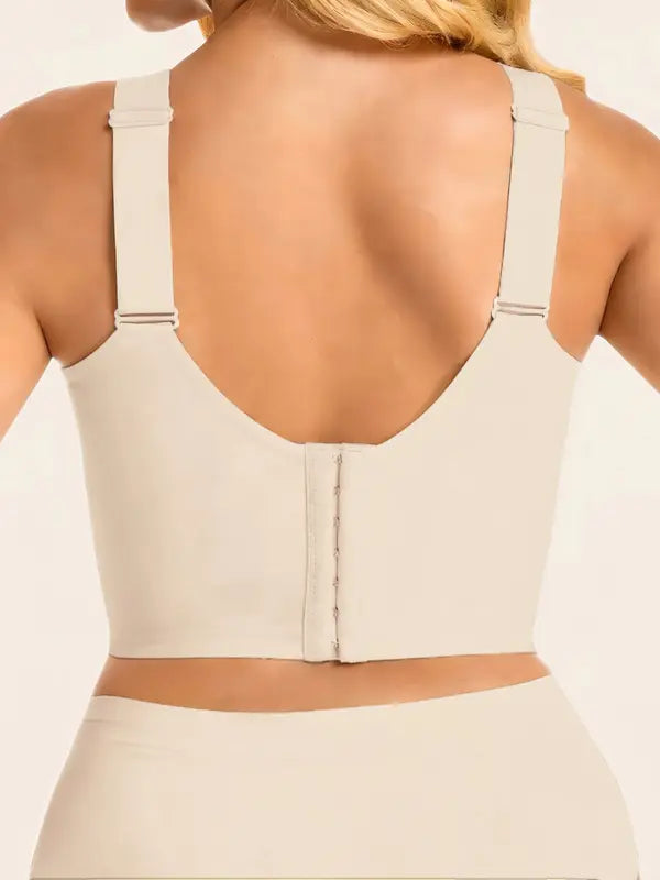 Plus Size Back Fat Smoothing Jelly Bra