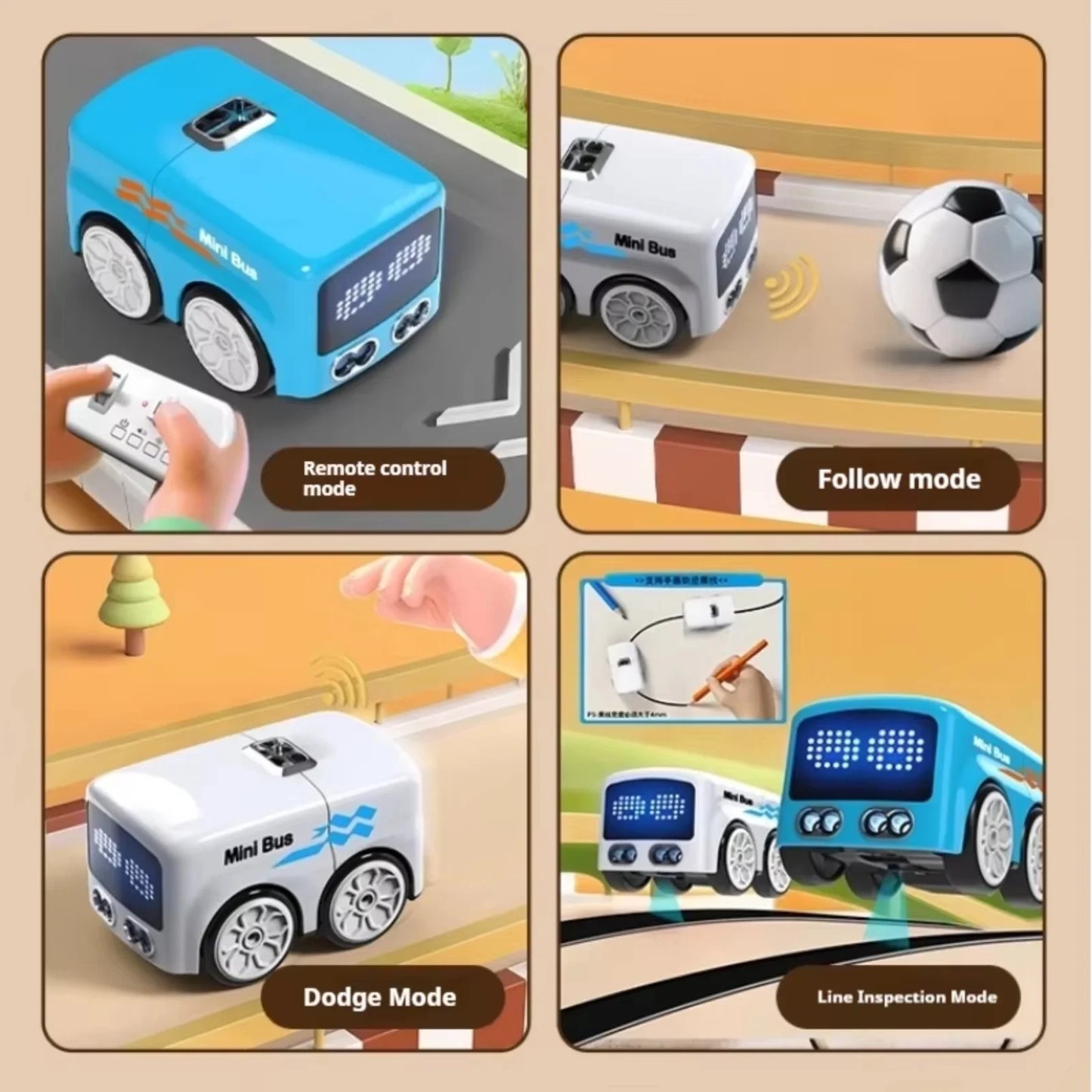 Intelligent Remote Control Gesture Sensing Cartoon Car Vehicle