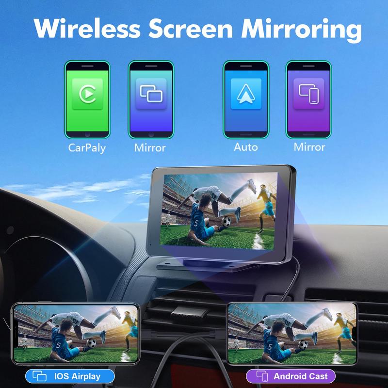 🔥Upgraded Wireless CarPlay Screen for Andriod & Iphone 🚚Free Shipping