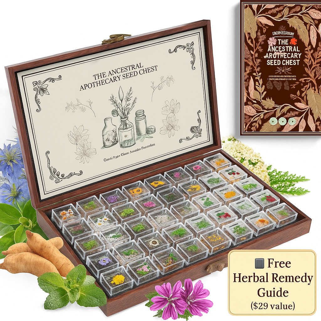 The Ancestral Apothecary Seed Chest - 40 Varieties of Medicinal Herb Seeds
